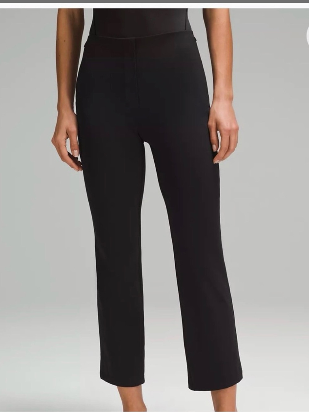 lululemon athletica Cropped “True Navy” Pull-On Straight Leg Pants